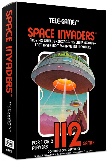 Space Invaders [Text Label] box art