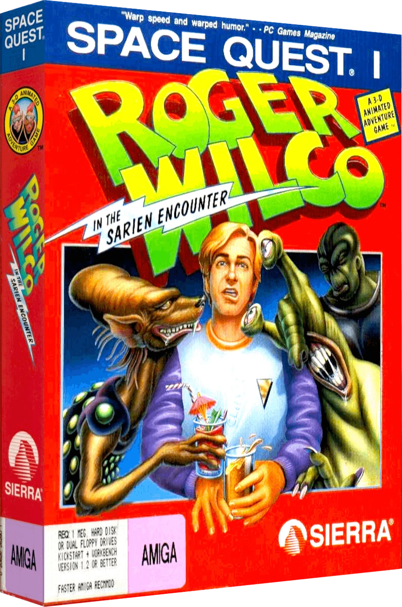 Space Quest I: Roger Wilco in the Sarien Encounter box art