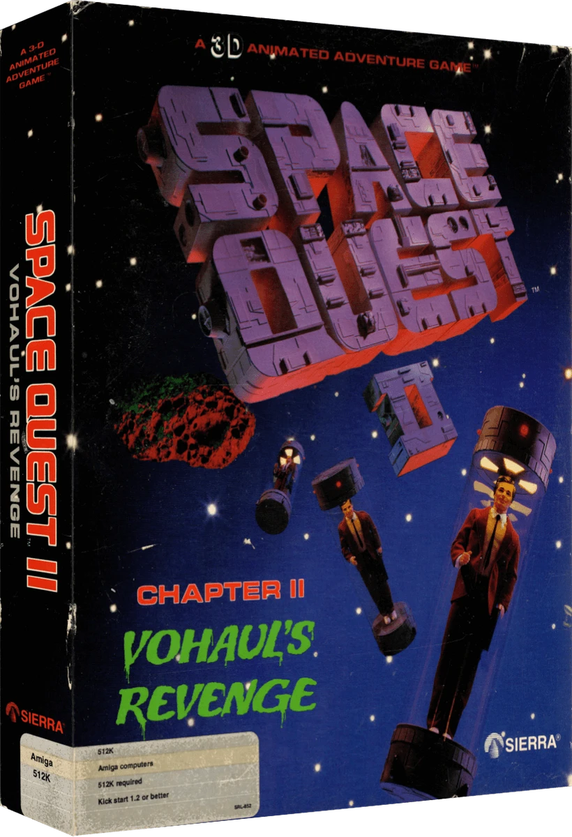 Space Quest II: Vohaul's Revenge box art