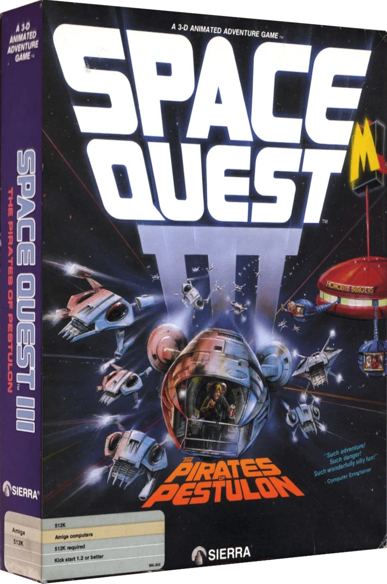 Space Quest III: The Pirates Of Pestulon box art