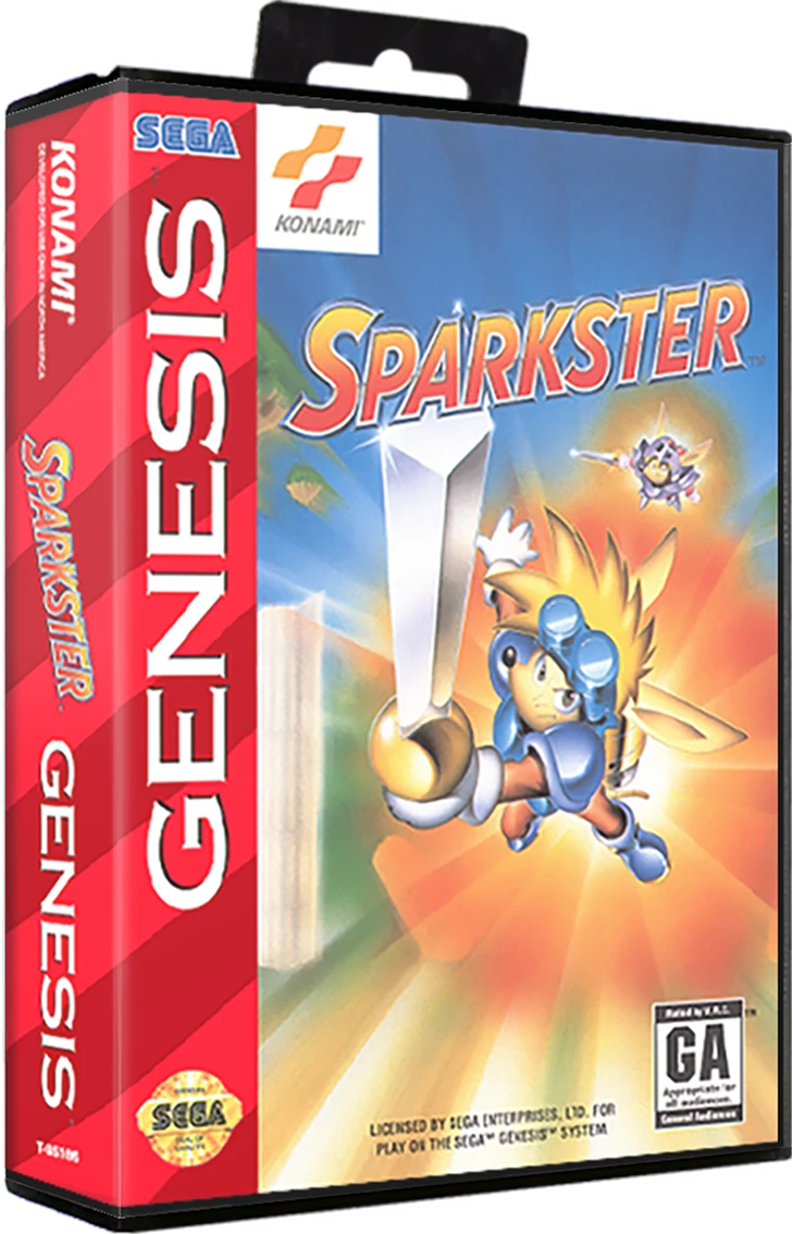 Sparkster box art