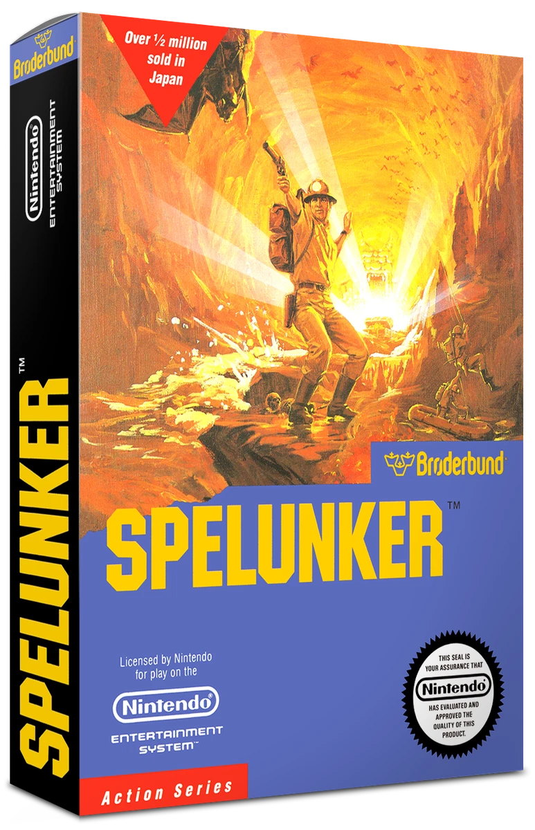 Spelunker box art