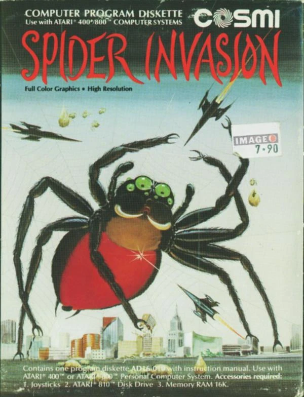Spider Invasion box art