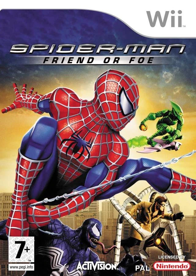Spiderman: Friend or Foe box art