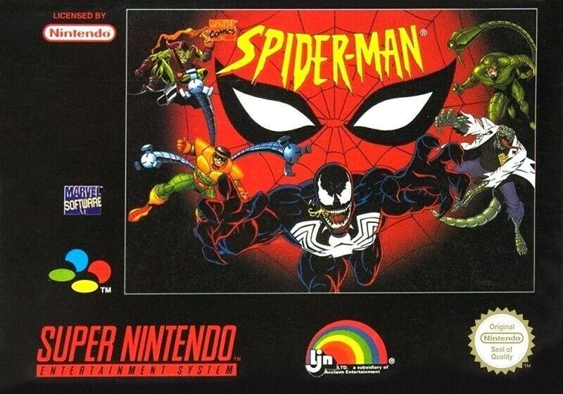 Spiderman box art