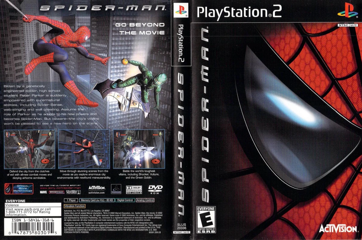 Spiderman box art