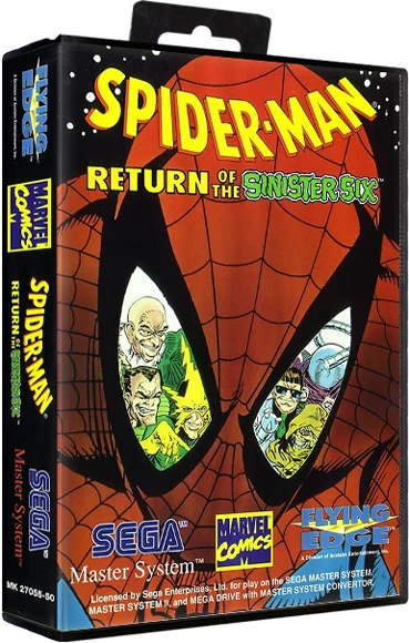 Spiderman Return of the Sinister Six box art