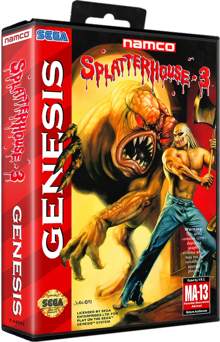 Splatterhouse Part 3 box art