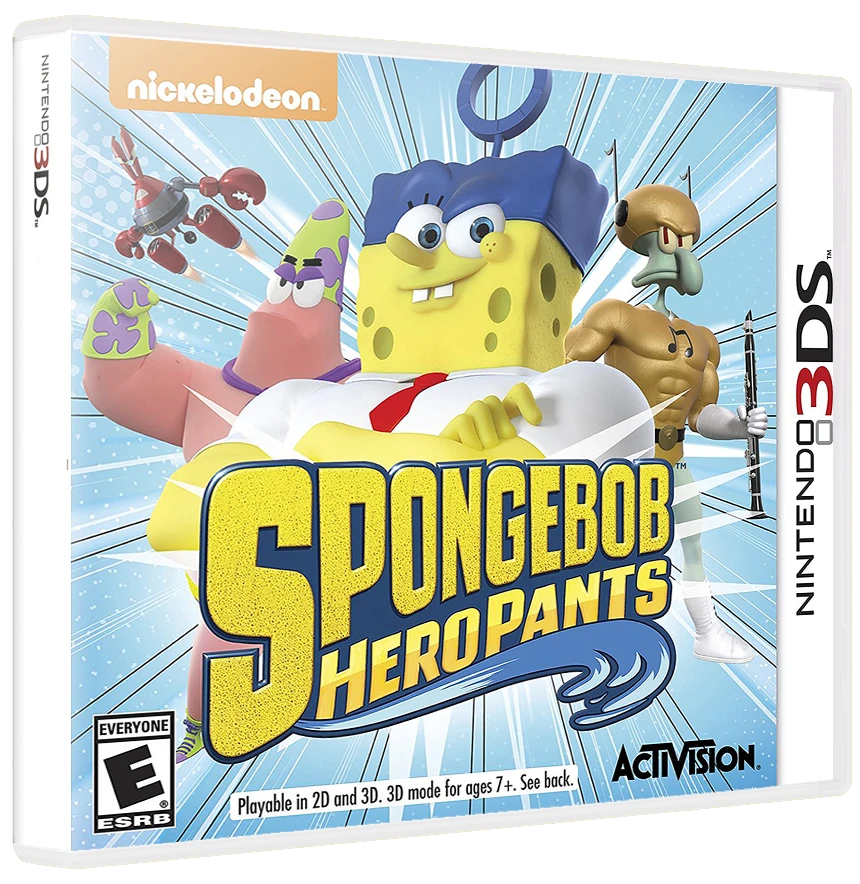 SpongeBob HeroPants box art