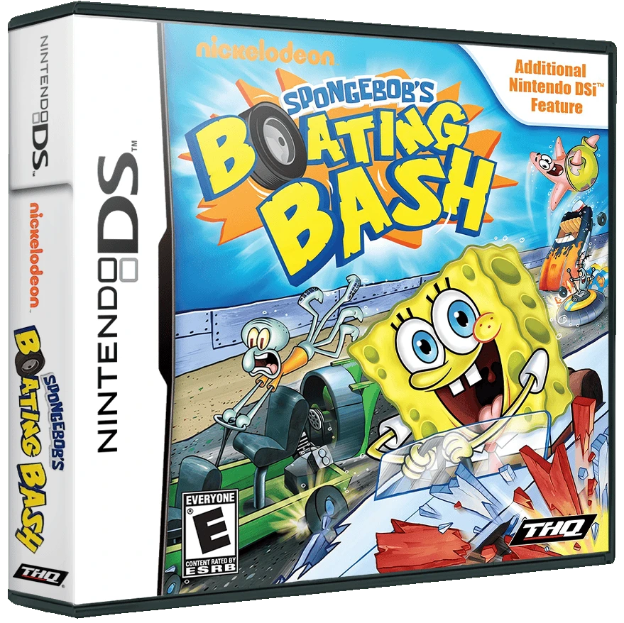 SpongeBob's Boating Bash box art