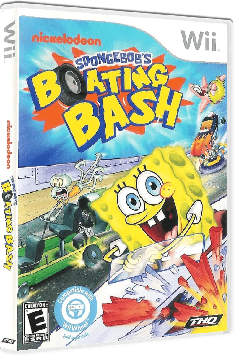 SpongeBob's Boating Bash box art