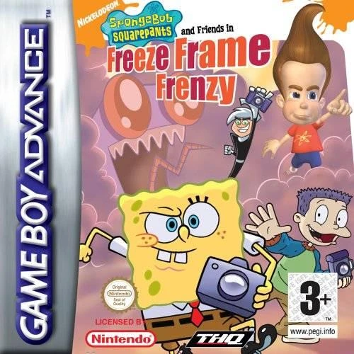 SpongeBob SquarePants and Friends: Freeze Frame Frenzy box art