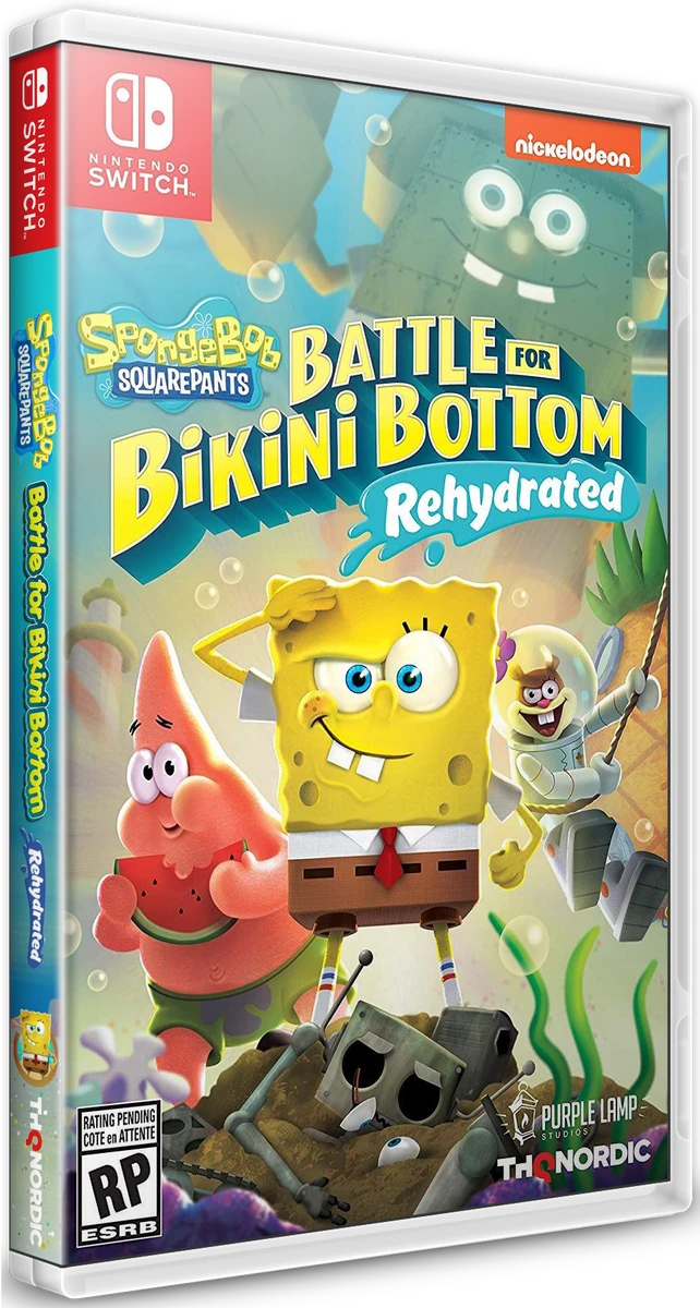 SpongeBob SquarePants Battle for Bikini Bottom Rehydrated box art