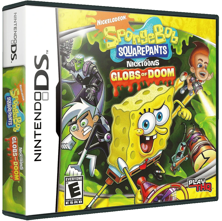 SpongeBob SquarePants Featuring Nicktoons Globs of Doom box art