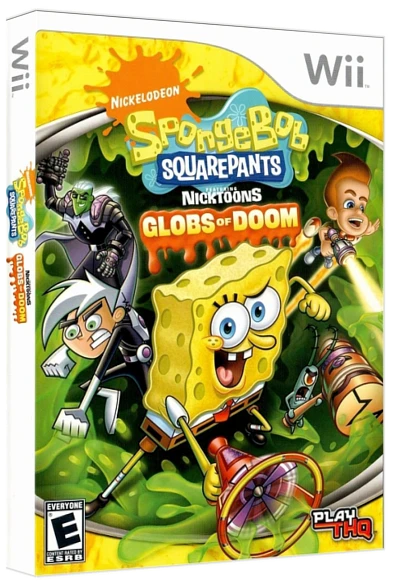 SpongeBob SquarePants featuring Nicktoons: Globs of Doom box art