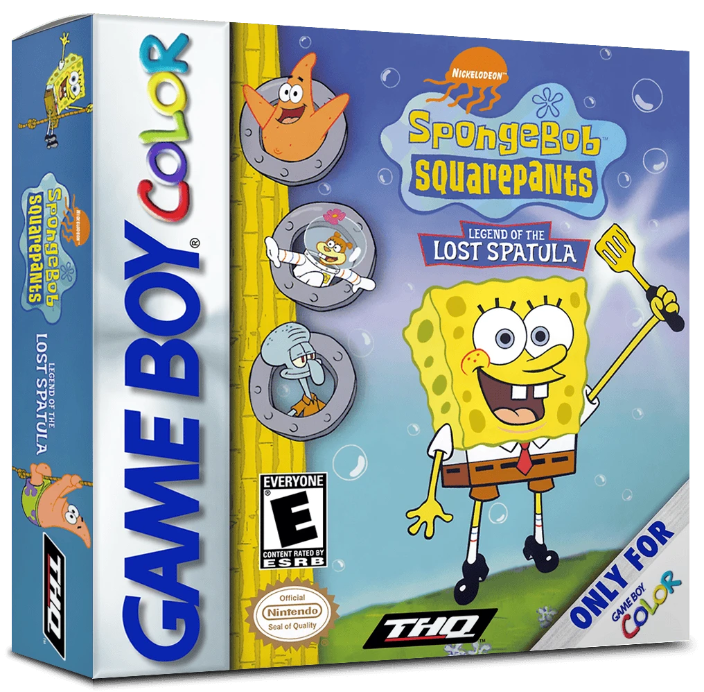 SpongeBob SquarePants Legend of the Lost Spatula box art