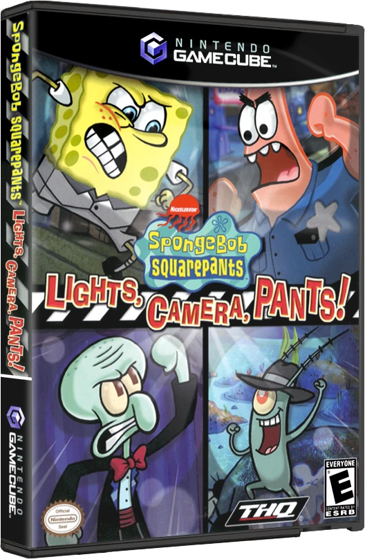 SpongeBob SquarePants Lights Camera Pants box art