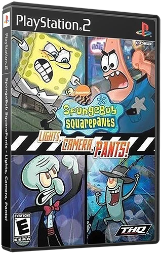 SpongeBob SquarePants Lights Camera Pants box art