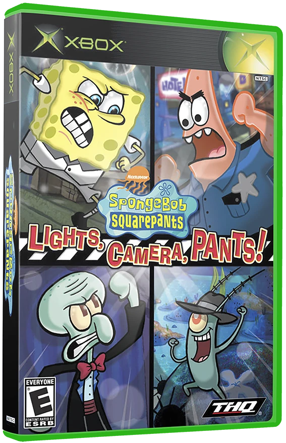 SpongeBob SquarePants Lights Camera Pants box art