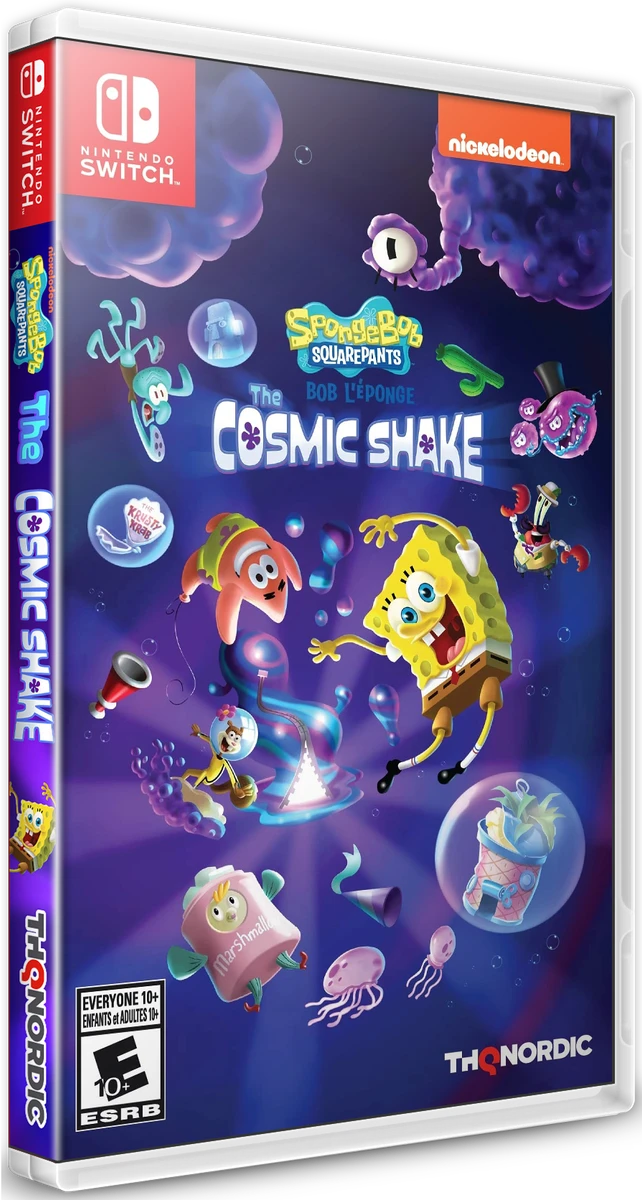 Spongebob Squarepants: The Cosmic Shake box art