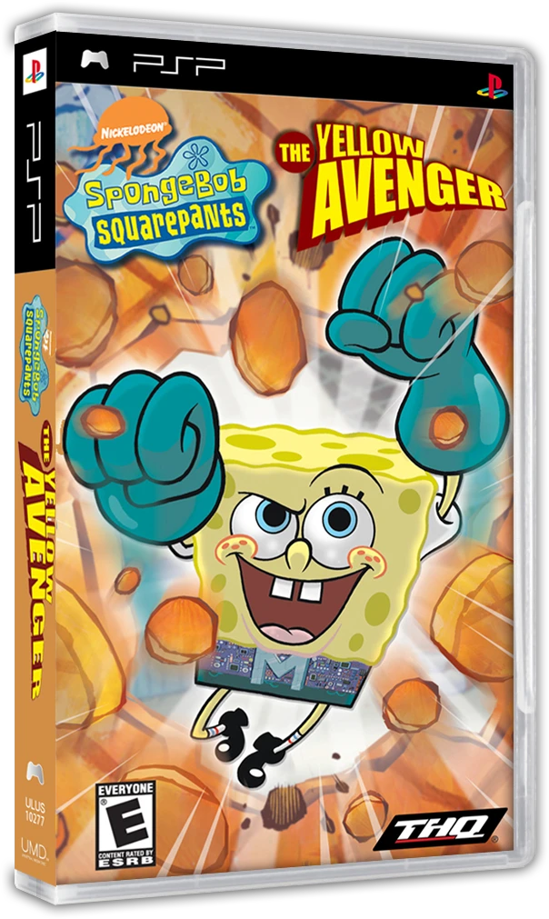 SpongeBob SquarePants: The Yellow Avenger box art