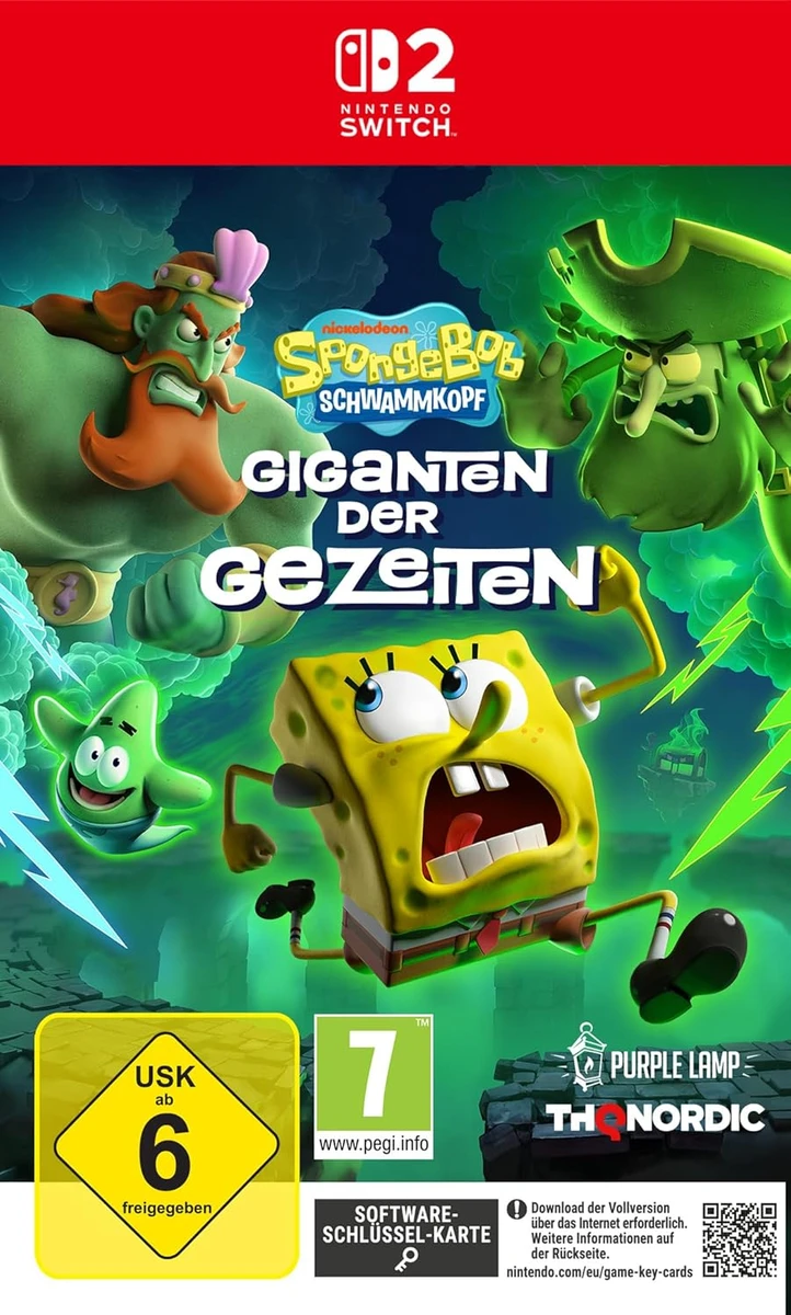SpongeBob SquarePants: Titans Of The Tide box art