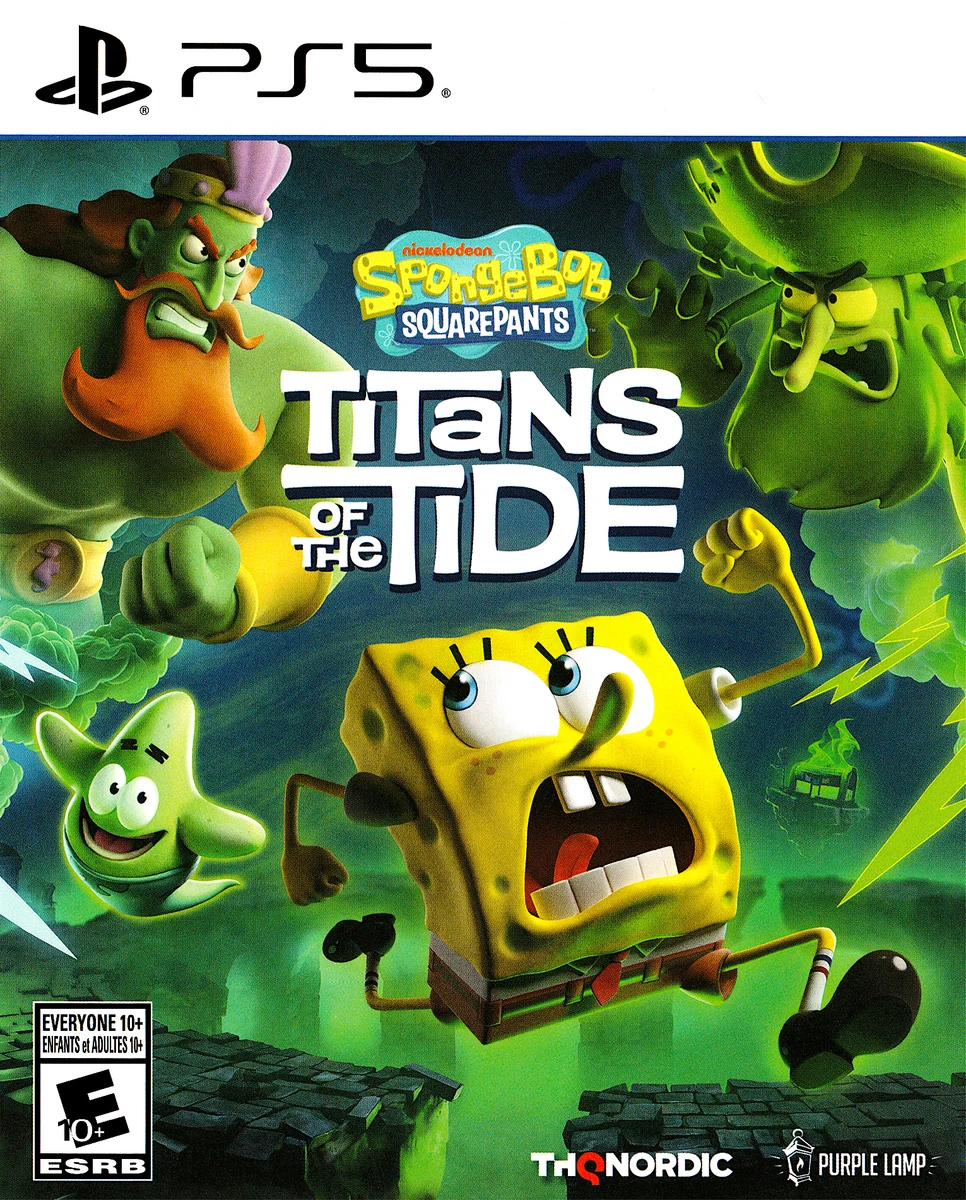 SpongeBob SquarePants: Titans Of The Tide box art