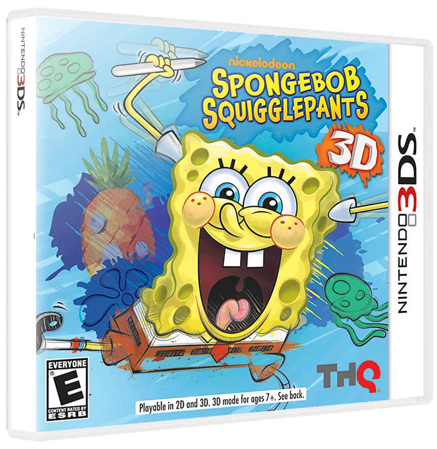 SpongeBob SquigglePants 3D box art