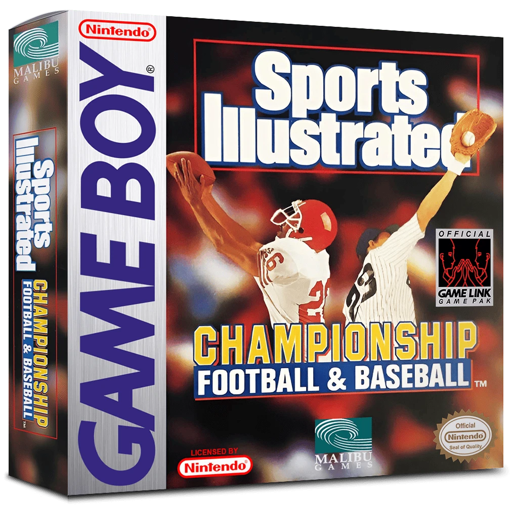 Sports Illustrated Championship Football & Baseball box art