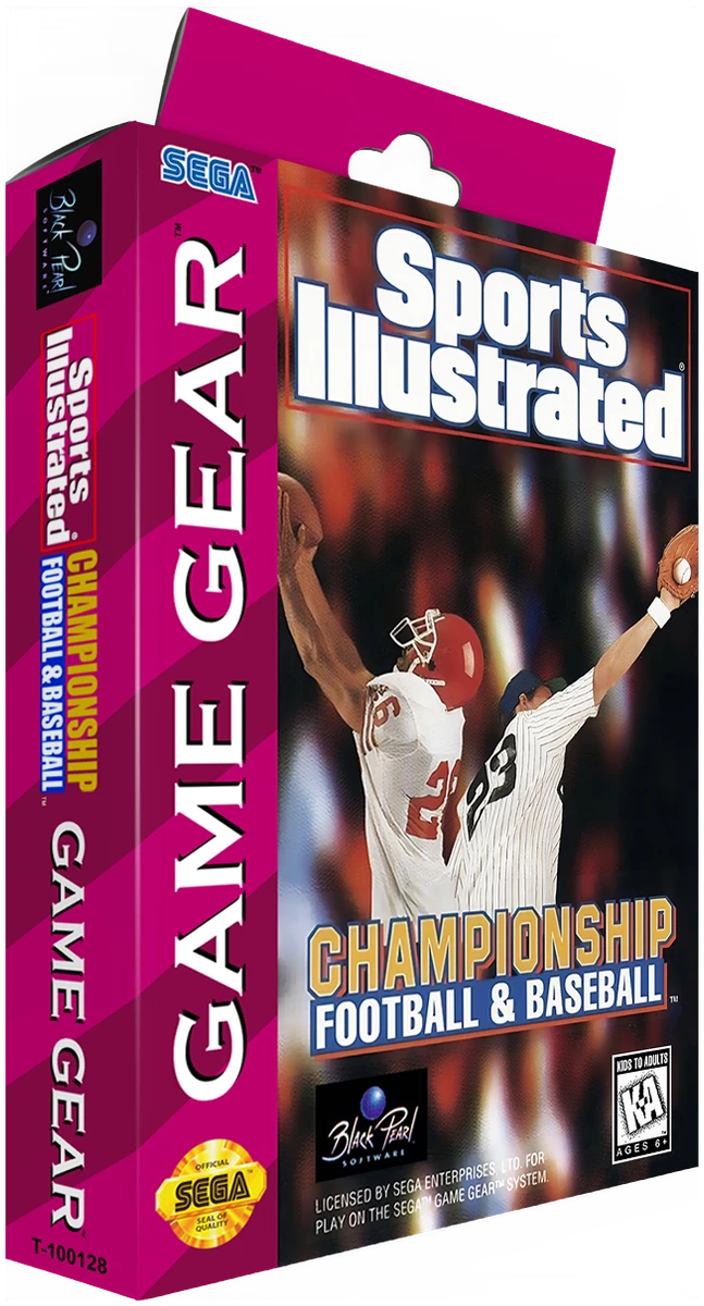 Sports Illustrated Championship Football & Baseball box art