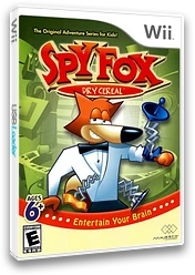 Spy Fox in Dry Cereal box art