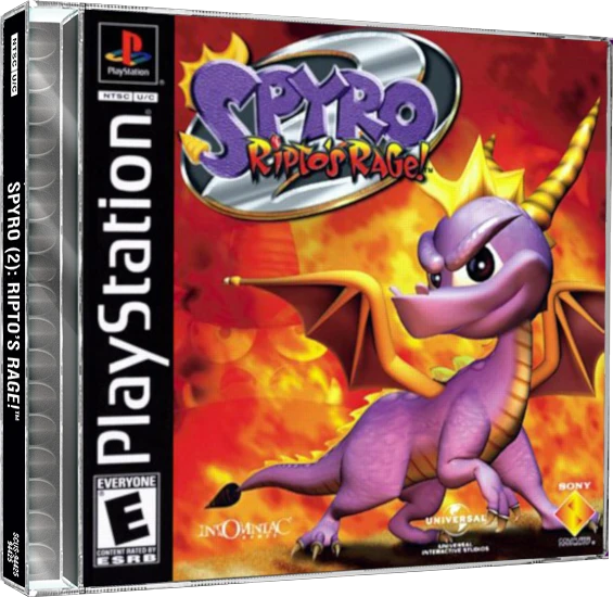 Spyro 2 Gateway to Glimmer box art