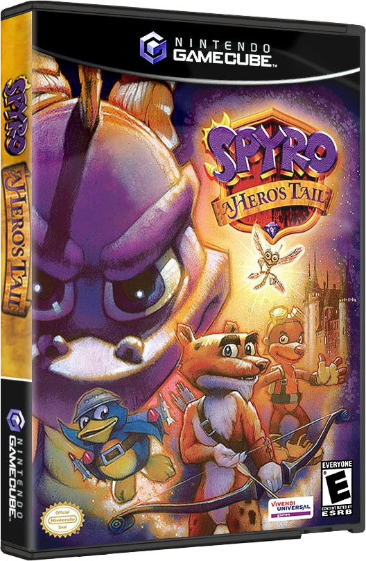 Spyro A Hero's Tail box art