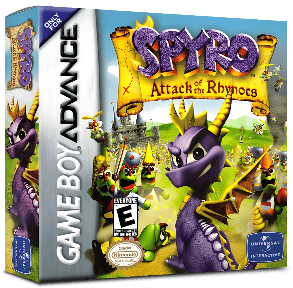 Spyro Attack of the Rhynocs box art