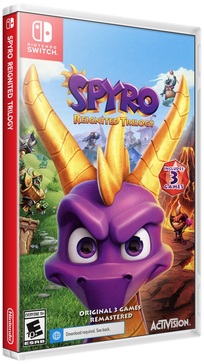 Spyro Reignited Trilogy box art