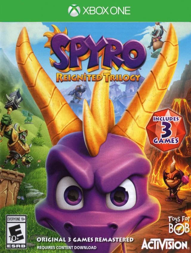 Spyro Reignited Trilogy box art