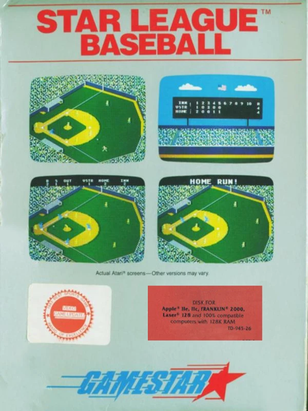 Star League Baseball box art