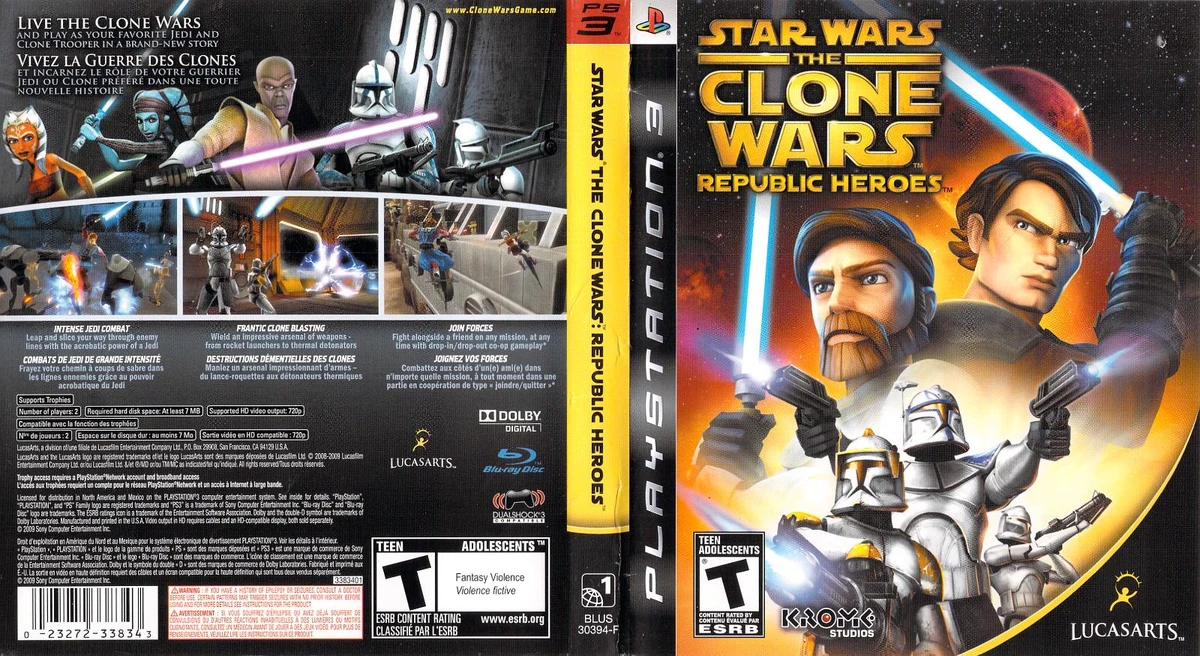 Star Wars Clone Wars: Republic Heroes box art