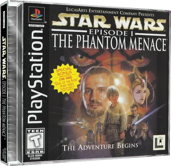 Star Wars Episode I The Phantom Menace box art