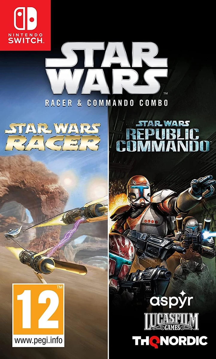 Star Wars Racer & Commando Combo box art