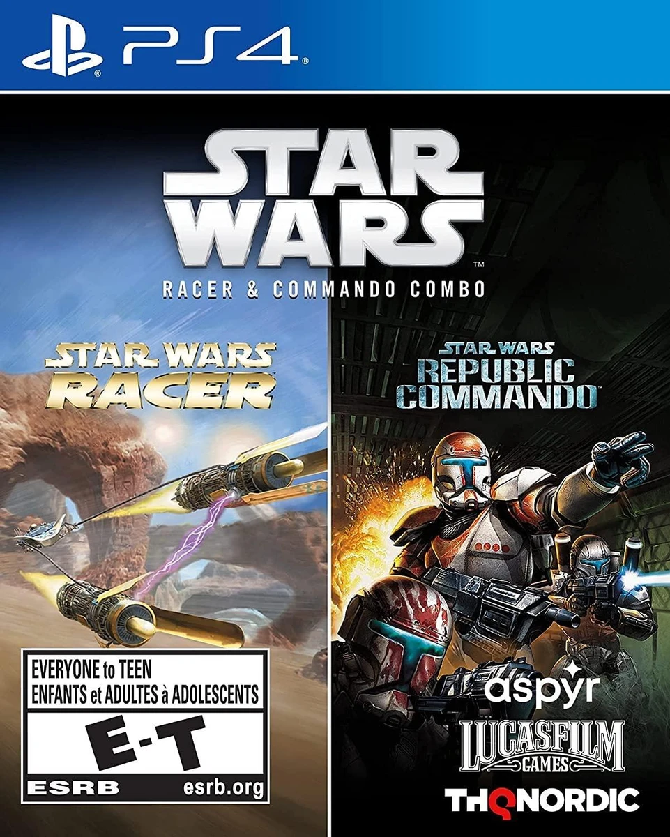 Star Wars Racer & Commando Combo box art