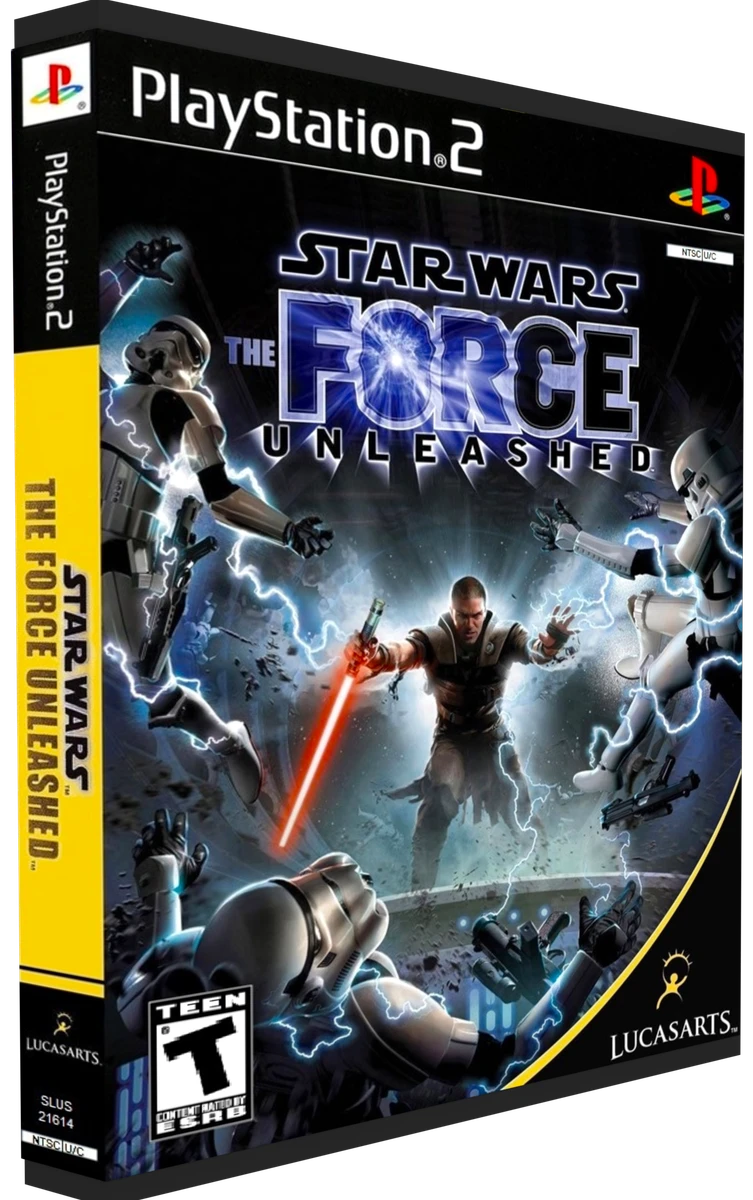 Star Wars The Force Unleashed 3D box (NA)