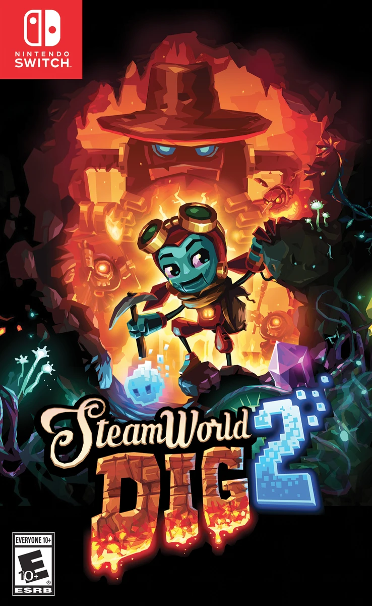 Steamworld Dig 2 box art