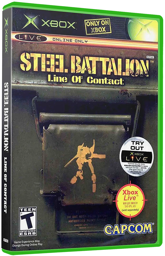 Steel Battalion Line of Contact box art