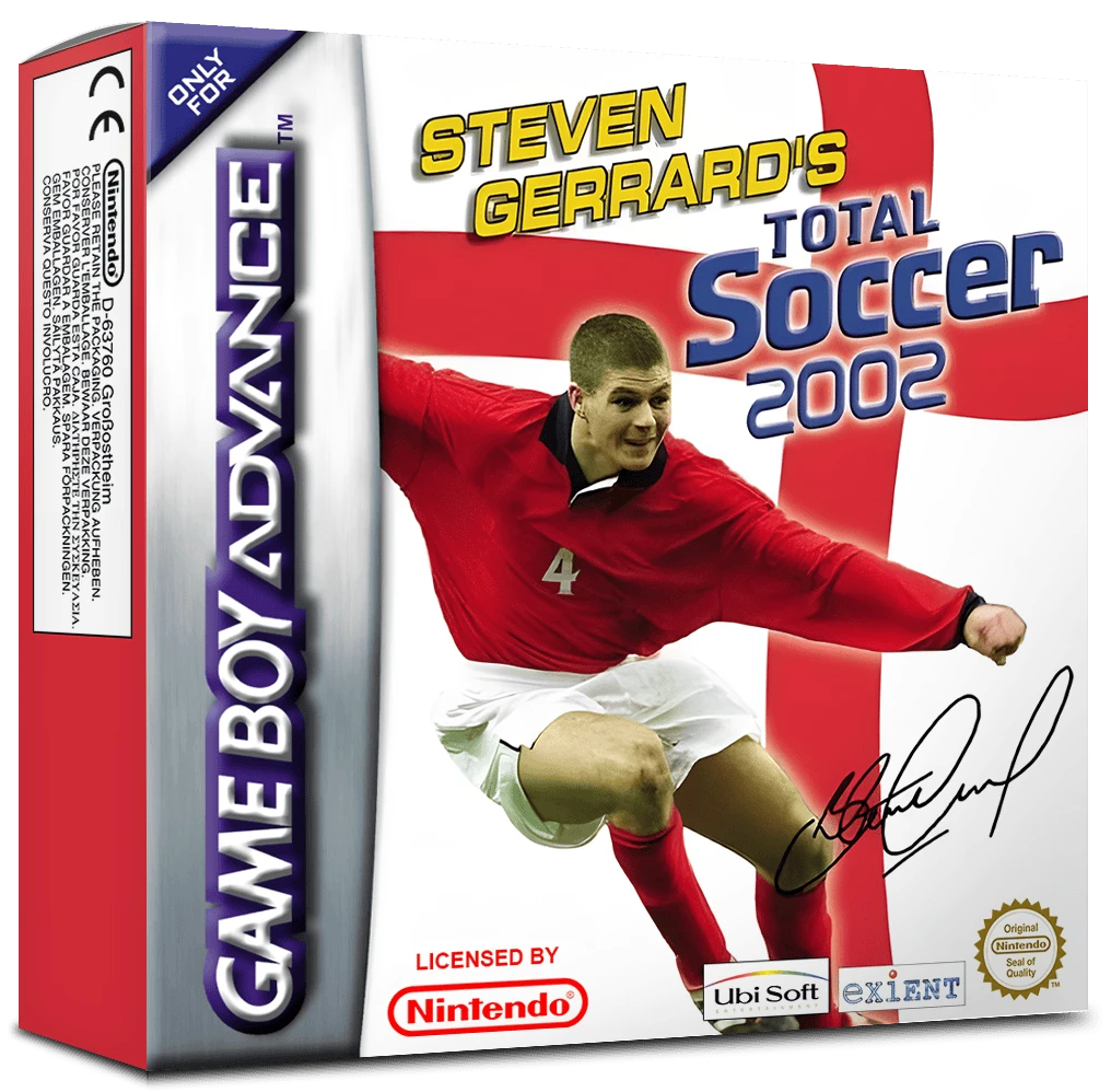 Steven Gerrard's Total Soccer 2002 box art