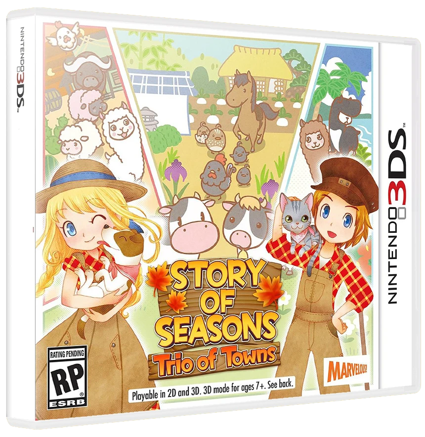 Story of Seasons: Trio of Towns box art