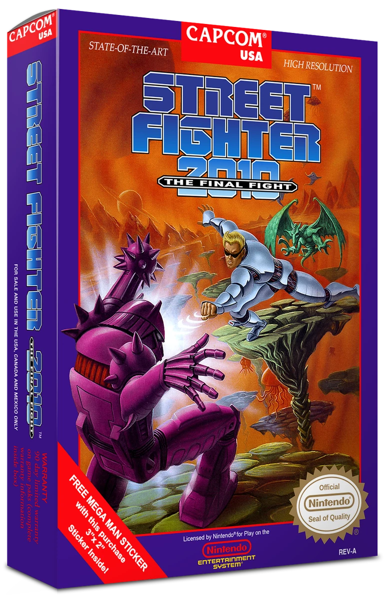 Street Fighter 2010 the Final Fight box art