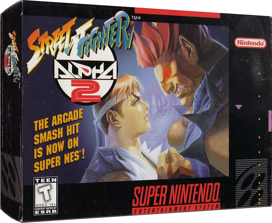 Street Fighter Alpha 2 box art