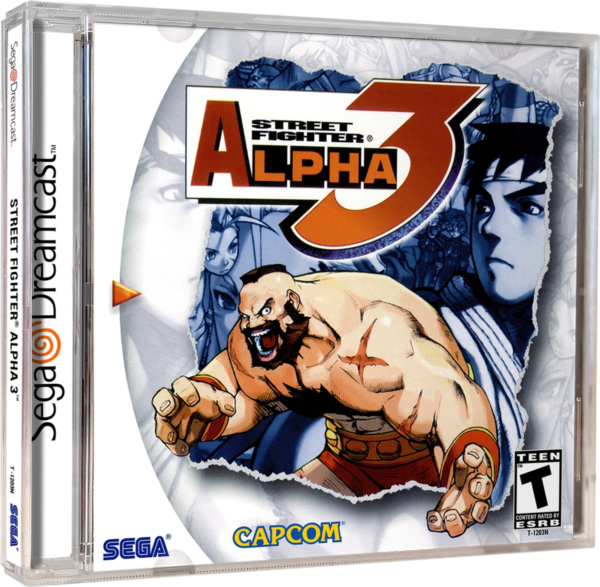 Street Fighter Alpha 3 box art