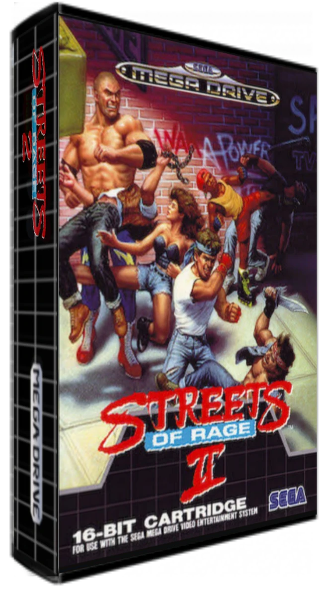 Streets of Rage 2 box art